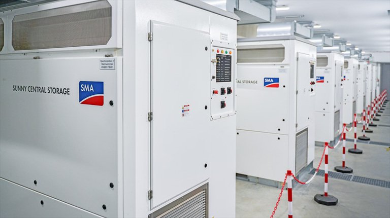 Storage systems with SMA battery inverters enable stable power supply using renewable energies