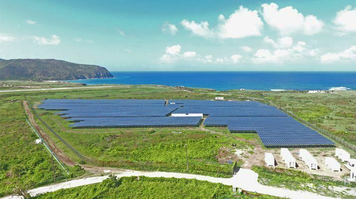 System Solution From SMA Provides Caribbean Island with 100% Solar Power Supply